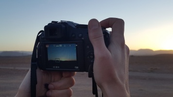 Sonnenuntergang hinter Ouarzazate