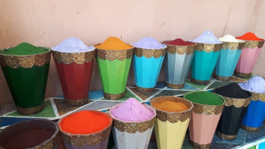 Marrakesch Souk Farbe