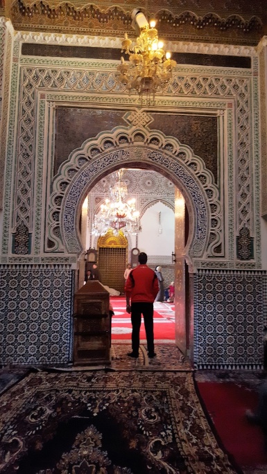 Mausoleum Mouley Idriss II Eingang